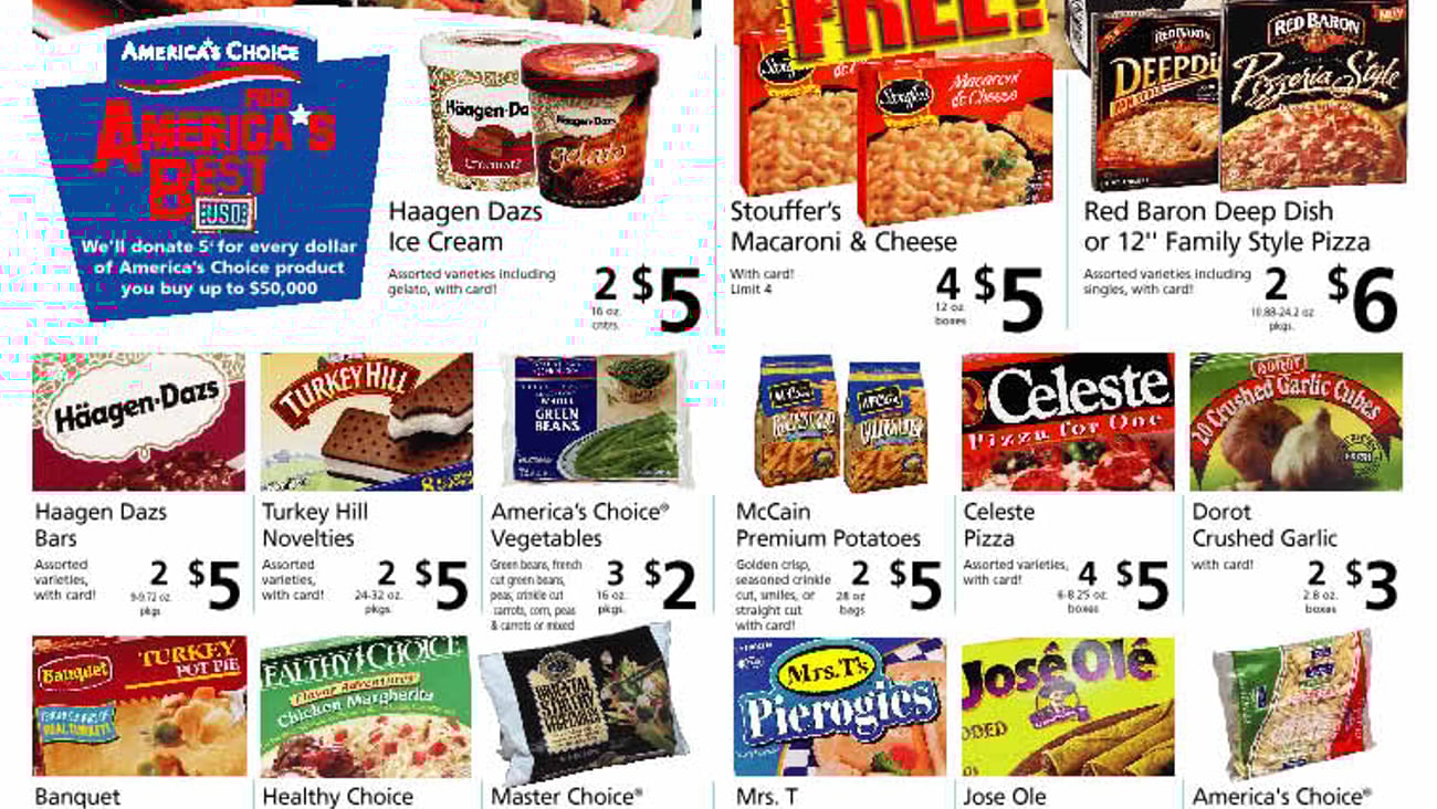 A&P Frozen Foods Feature