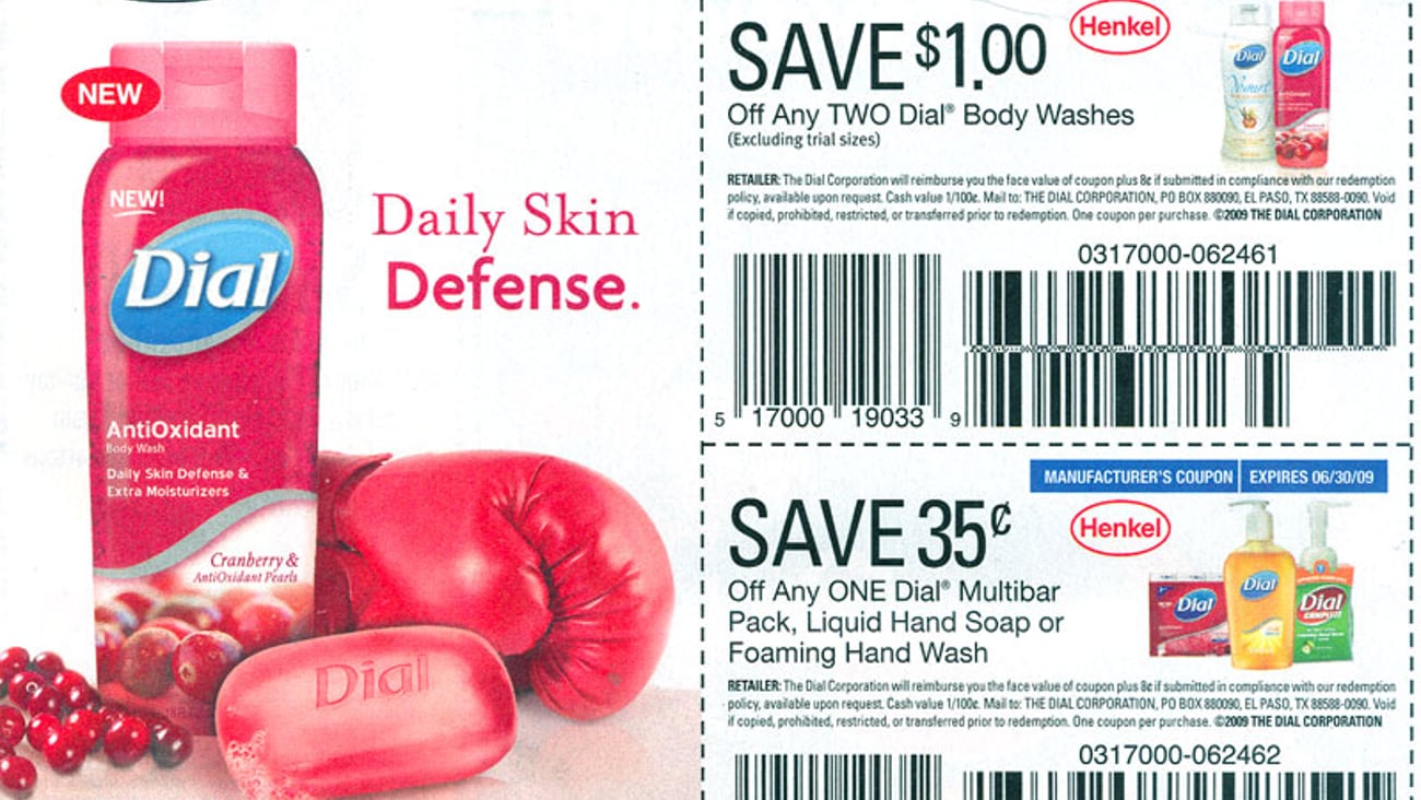 Dial 'The Heart Truth' Body Wash FSI