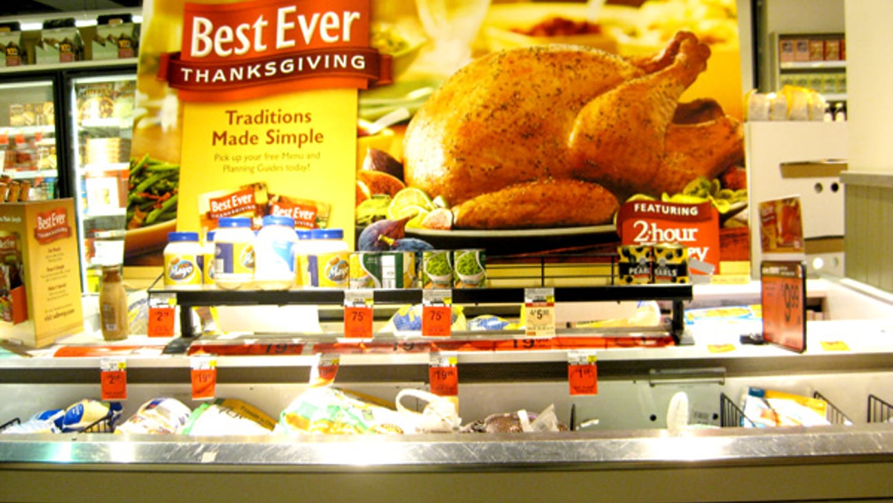Safeway 'Best Ever Thanksgiving' Cooler Header