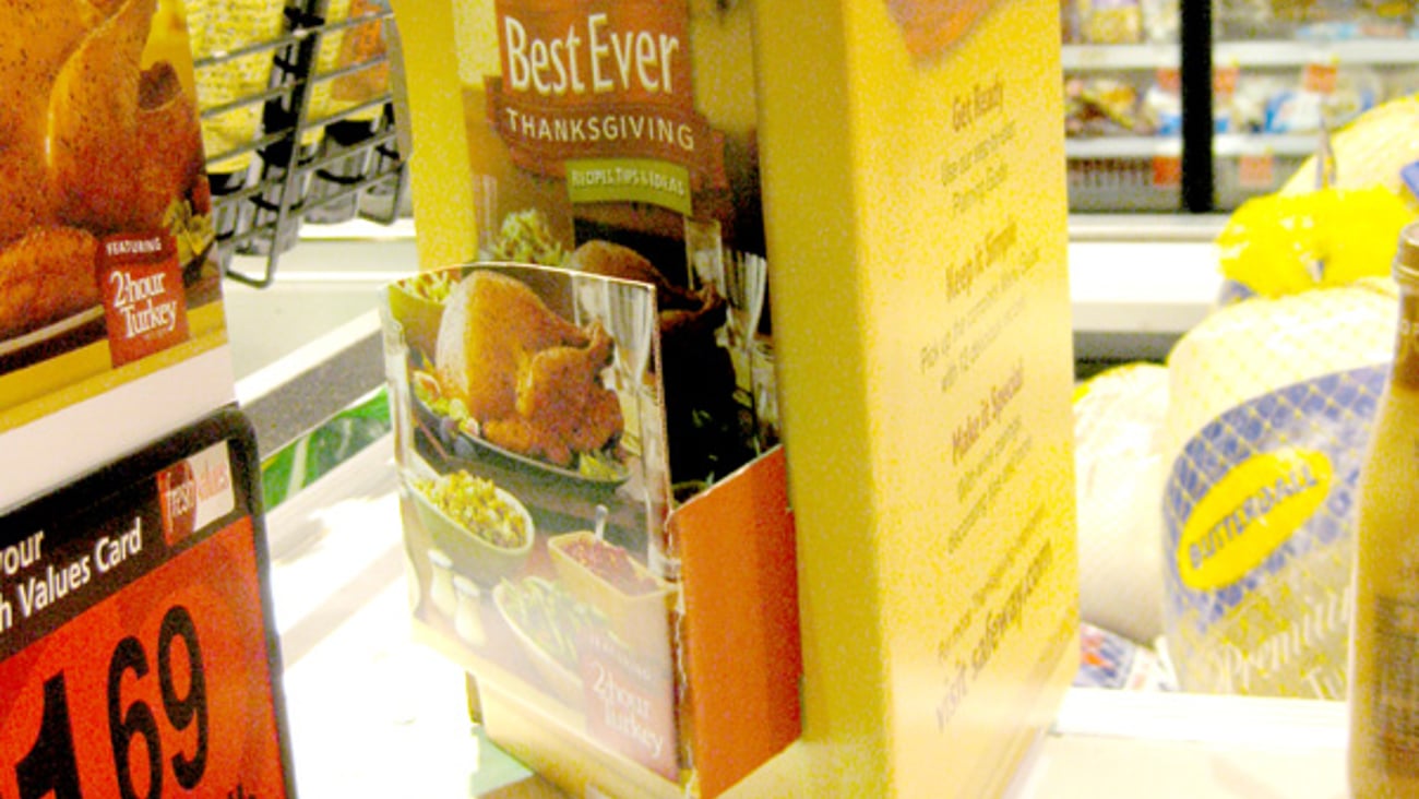 Safeway 'Best Ever Thanksgiving' Take-One Dispenser