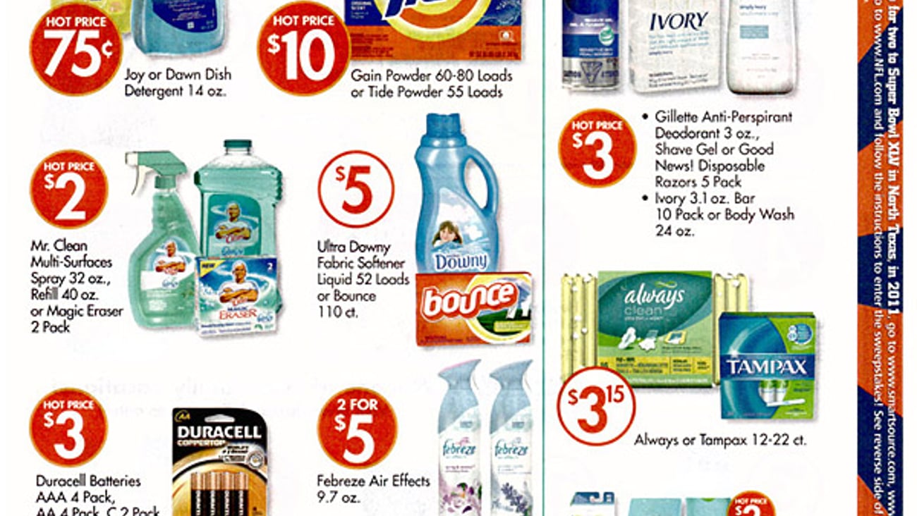 Family Dollar P&G 'brandSaver' FSI