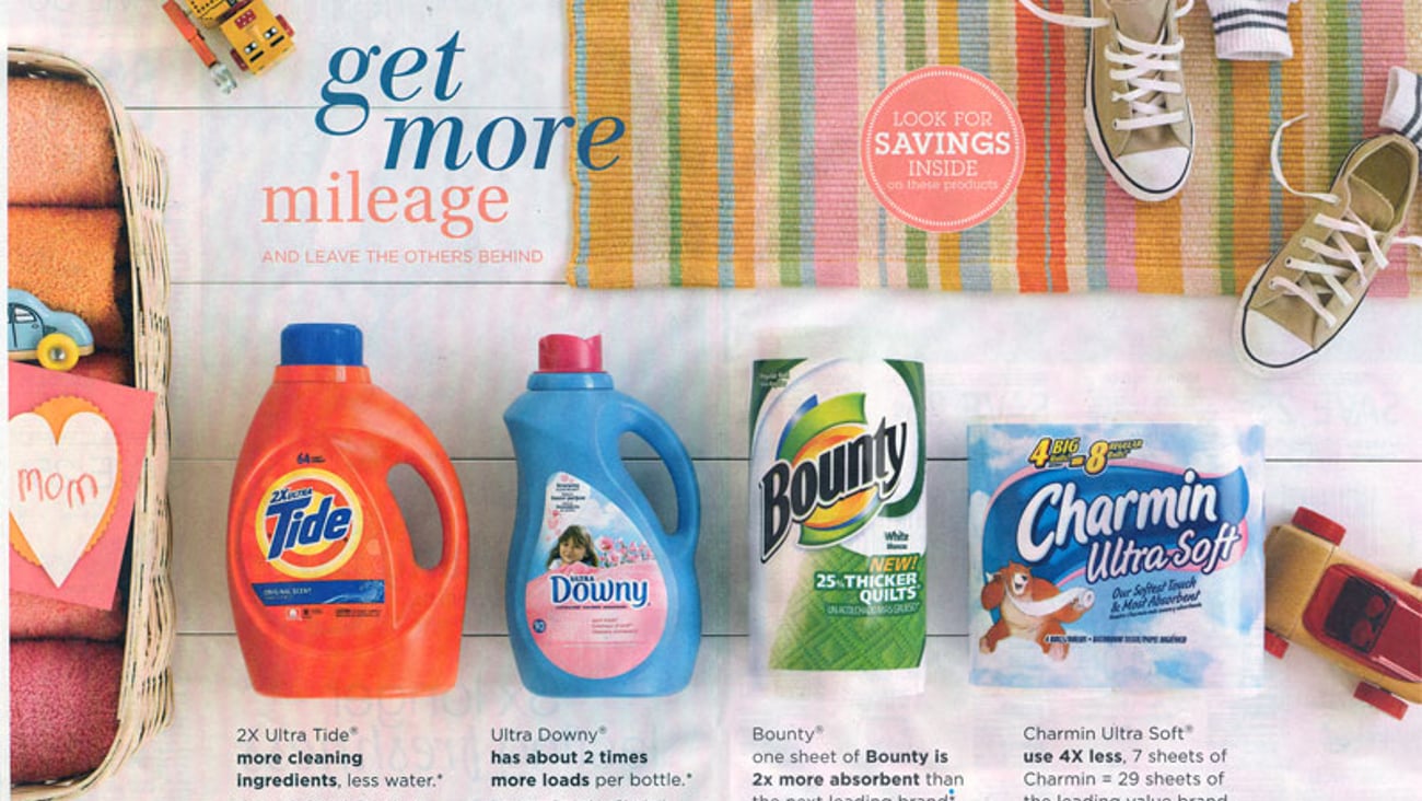 P&G brandSaver 'Get More Mileage' FSI