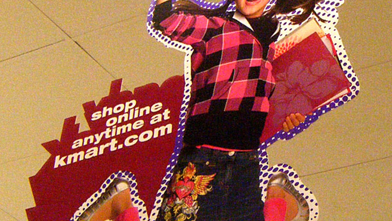 Kmart 'Ready to Rock' Ceiling Sign