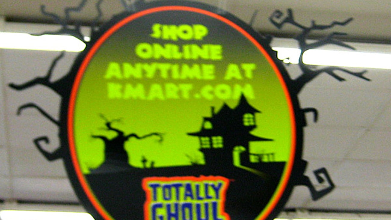 Kmart 'Totally Ghoul' Ceiling Sign