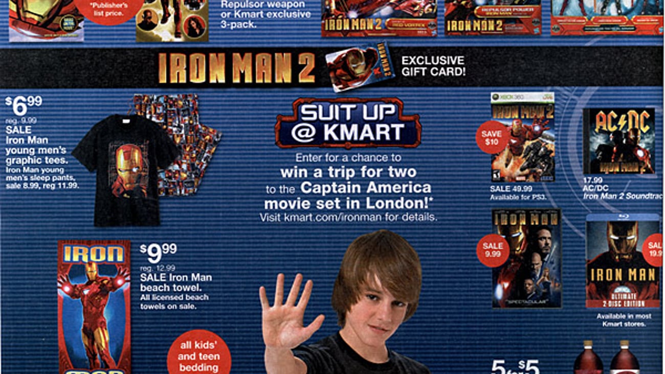 Kmart 'Iron Man 2' Merchandise Feature