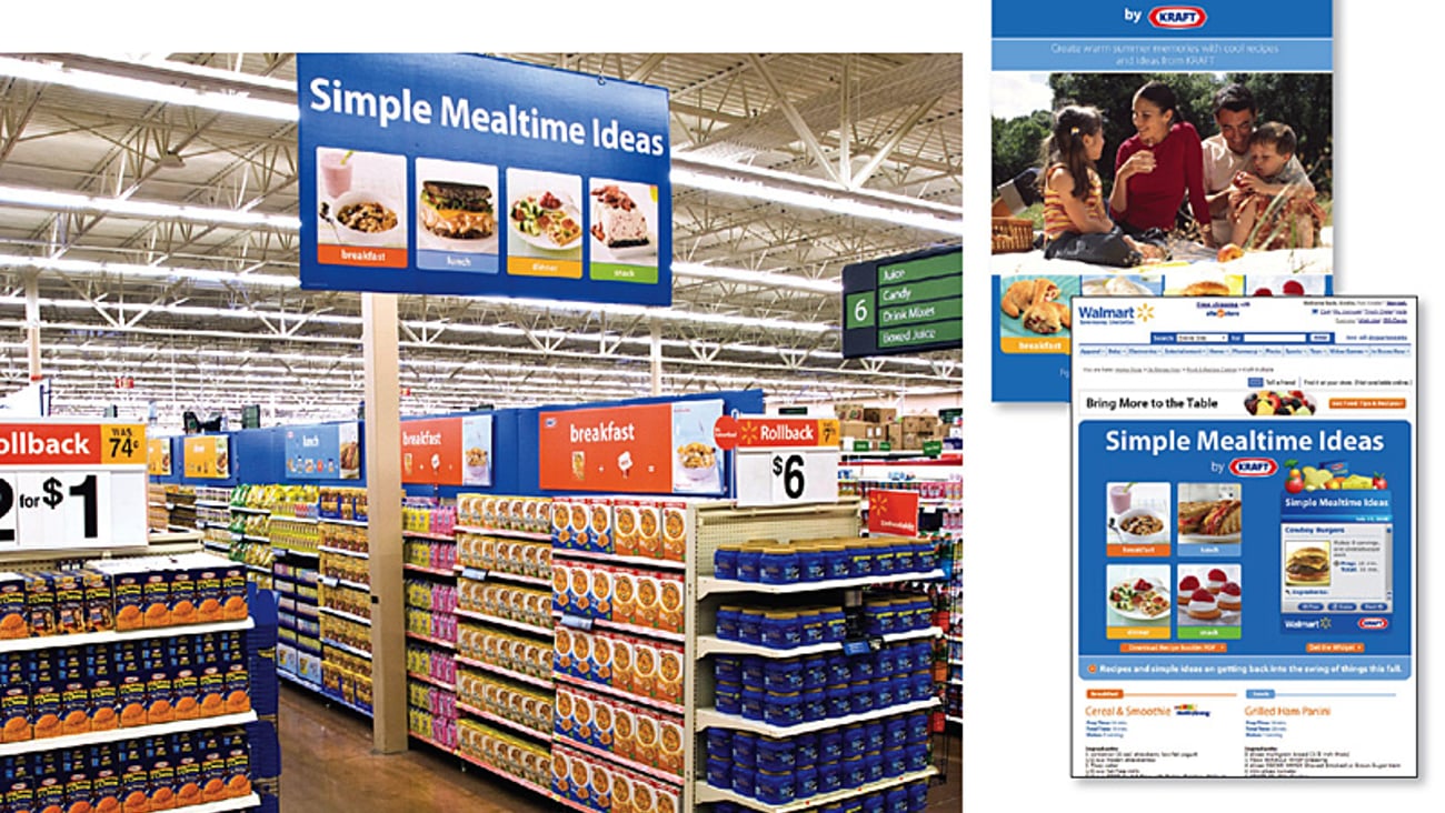 Kraft Meal Ideas Program for Walmart