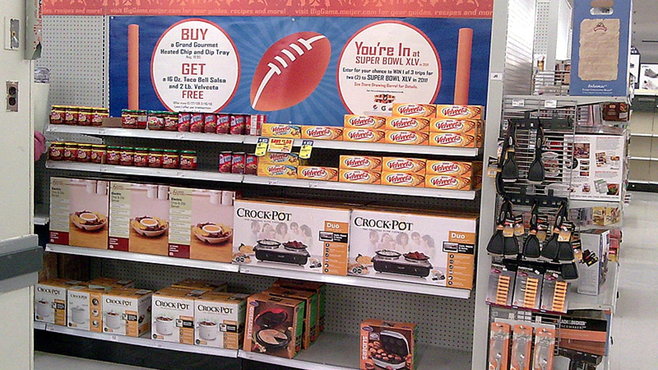 Meijer Super Bowl In-Line Header