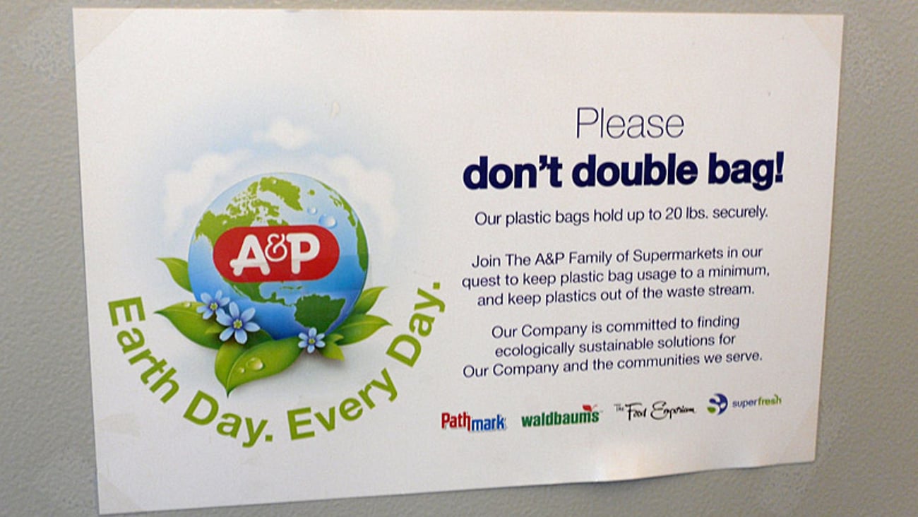 A&P 'Earth Day, Every Day' Sign