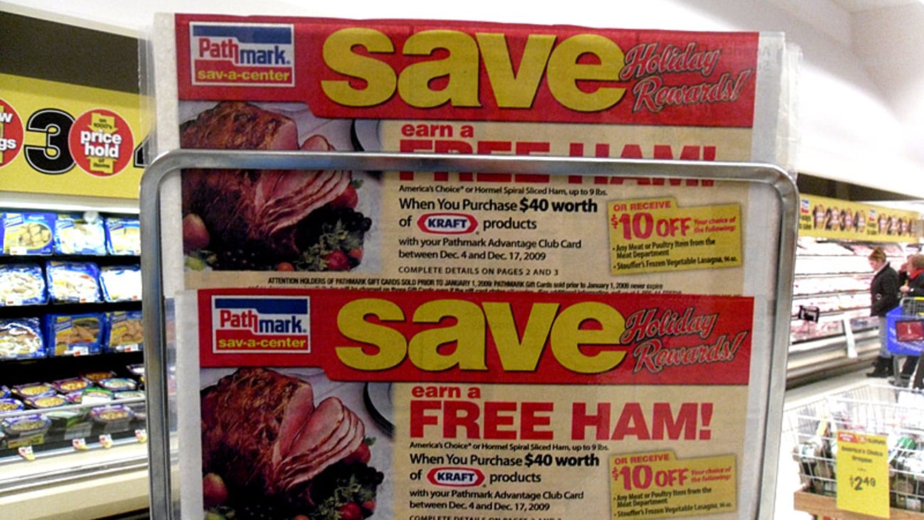 Pathmark Kraft 'Free Ham' Incentive Sign