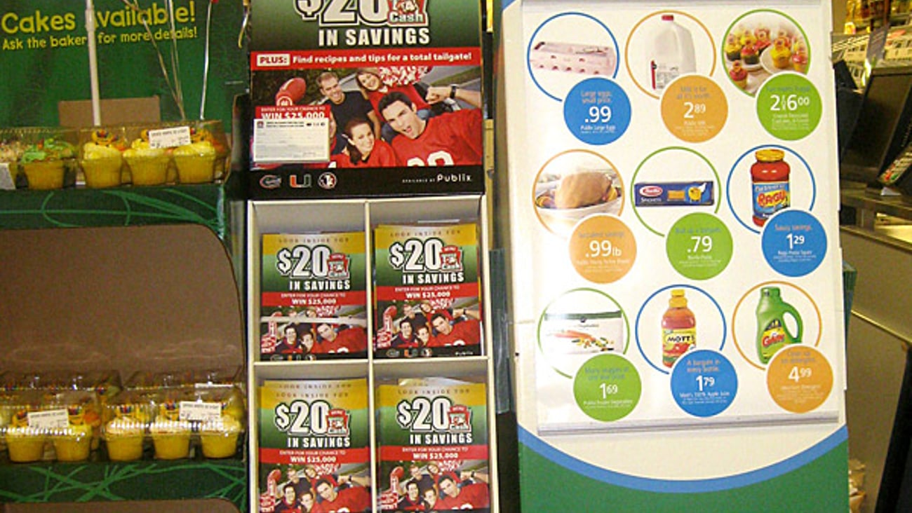 Heinz Publix 'Toss 4 Cash' Shipper