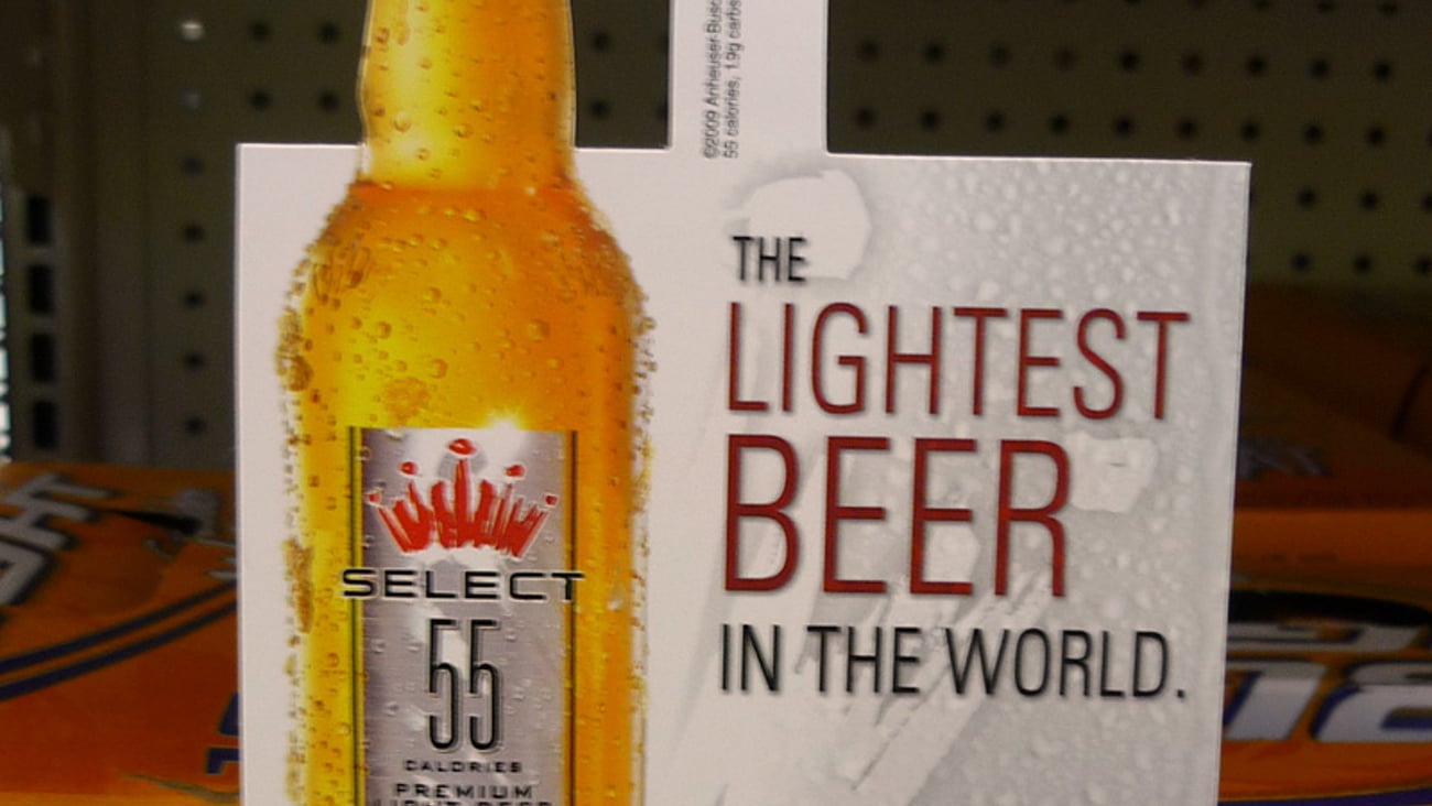 Bud Select 55 Shelf Wobbler