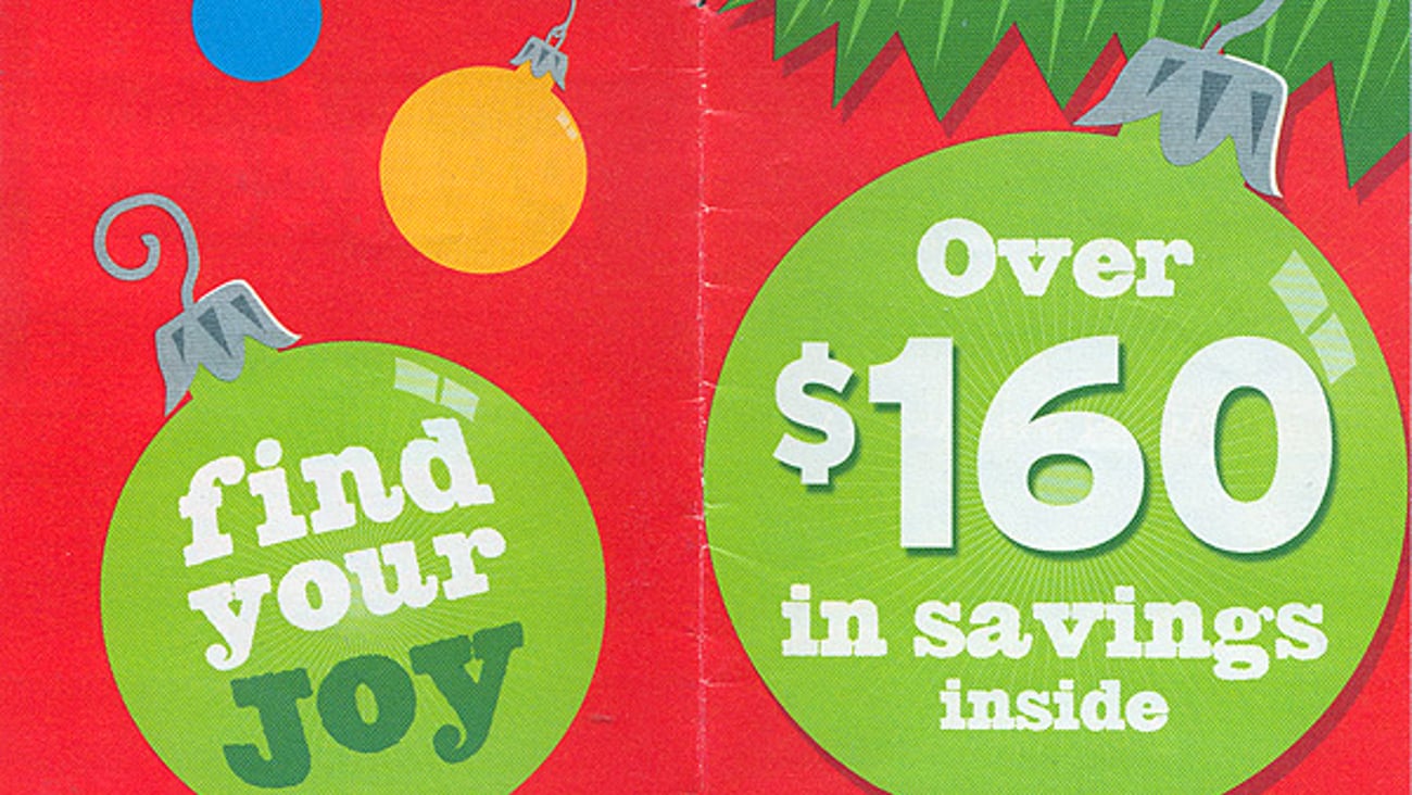 Walgreens December 2009 Coupon Book Cover