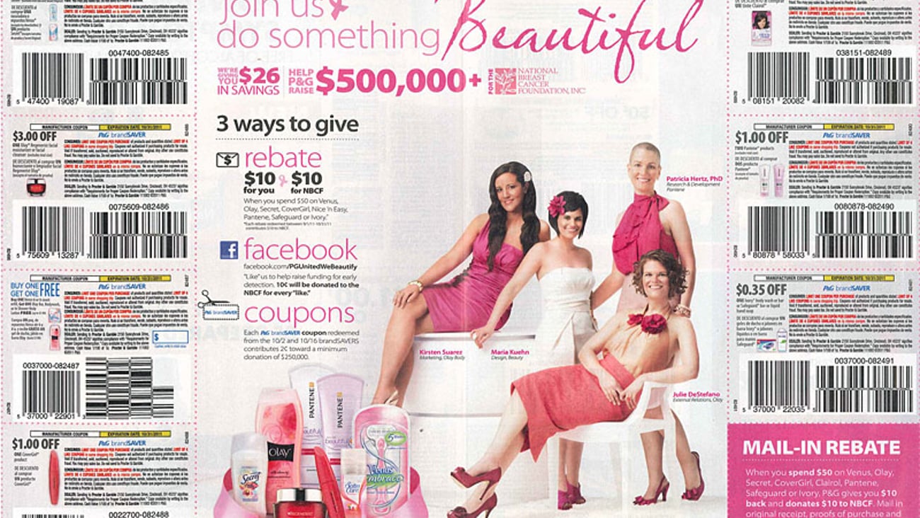 P&G 'Do Something Beautiful' FSI