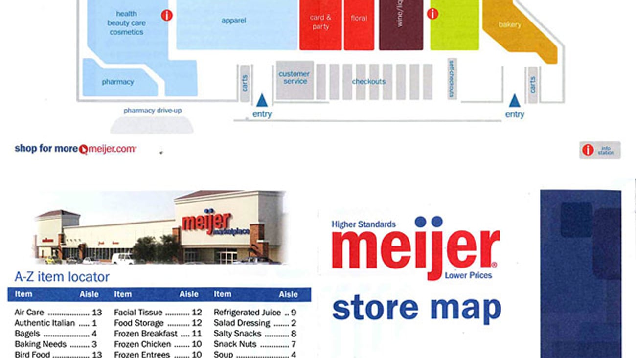 Meijer Marketplace Store Map