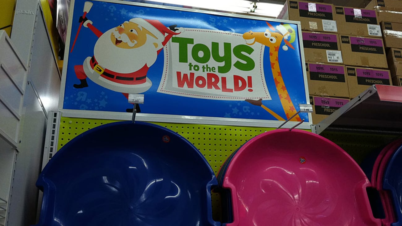 Toys "R" Us 'Toys to the World' Header