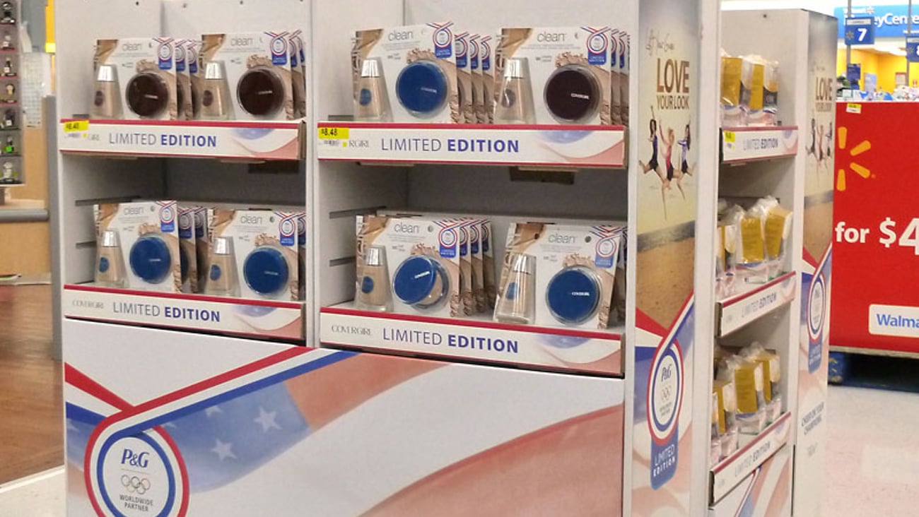 P&G Walmart 'Limited Editions' Pallet Display