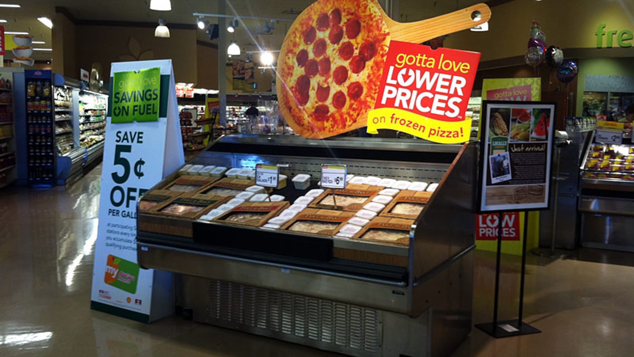 Jewel-Osco 'Lower Prices' Display Header