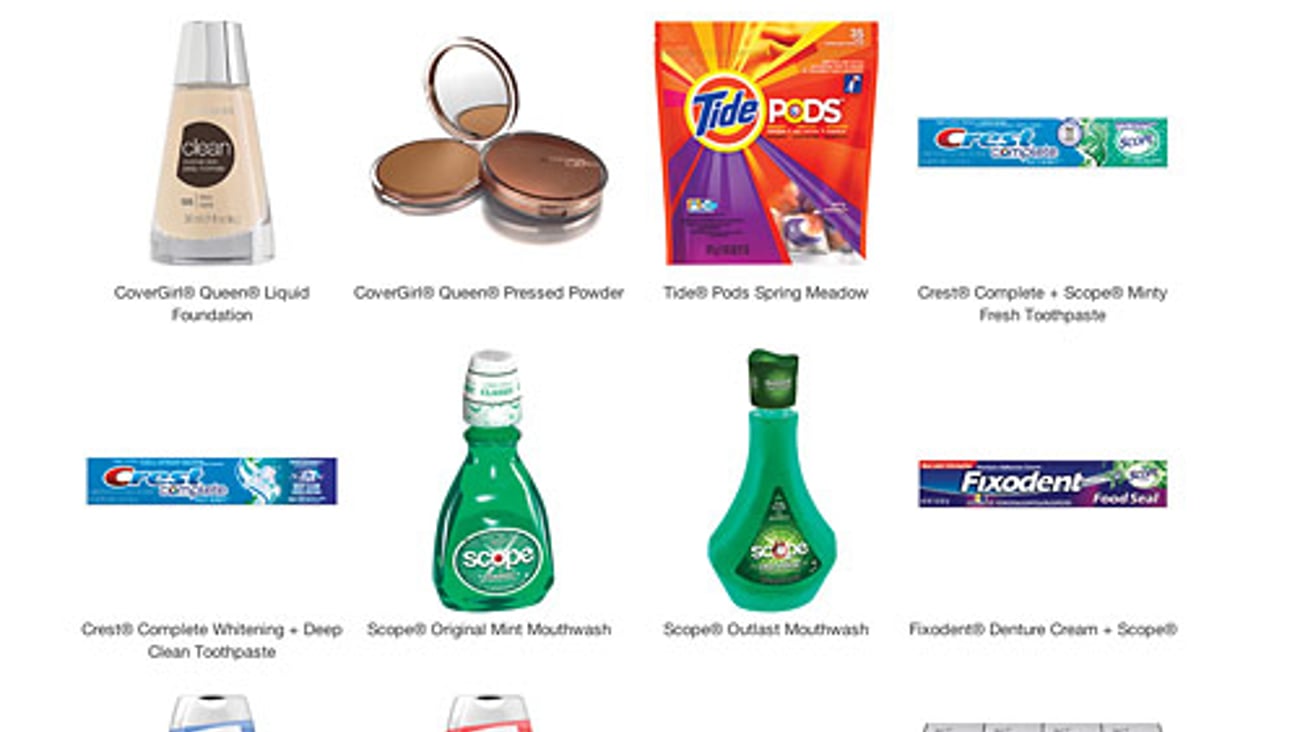 Dollar General P&G 'brandSaver' Product Page