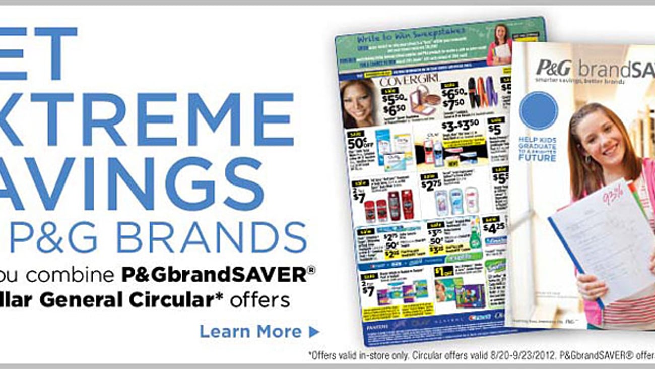 Dollar General P&G 'Extreme Savings' Display Ad