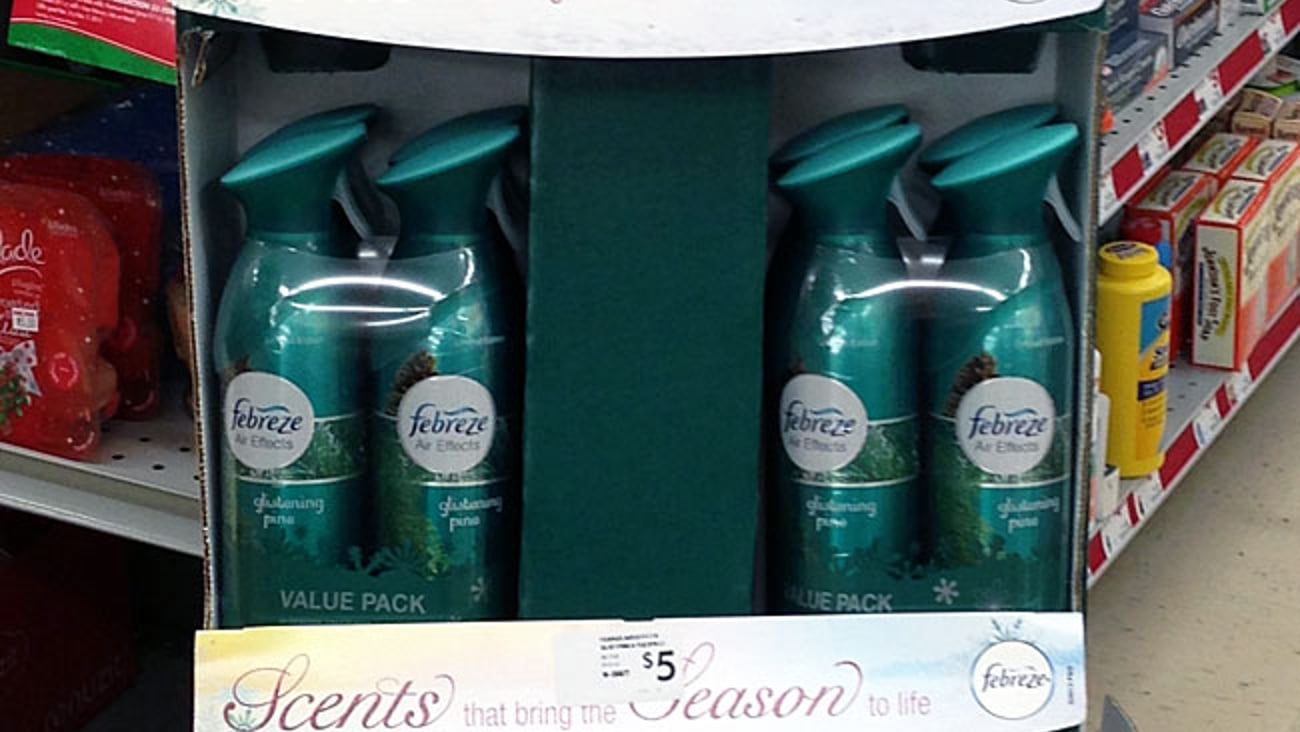 Febreze 'Bring the Season to Life' Shipper