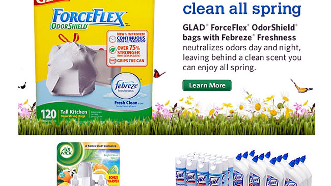 Sam's Club Air Wick 'Exclusive Scents' Email Ad