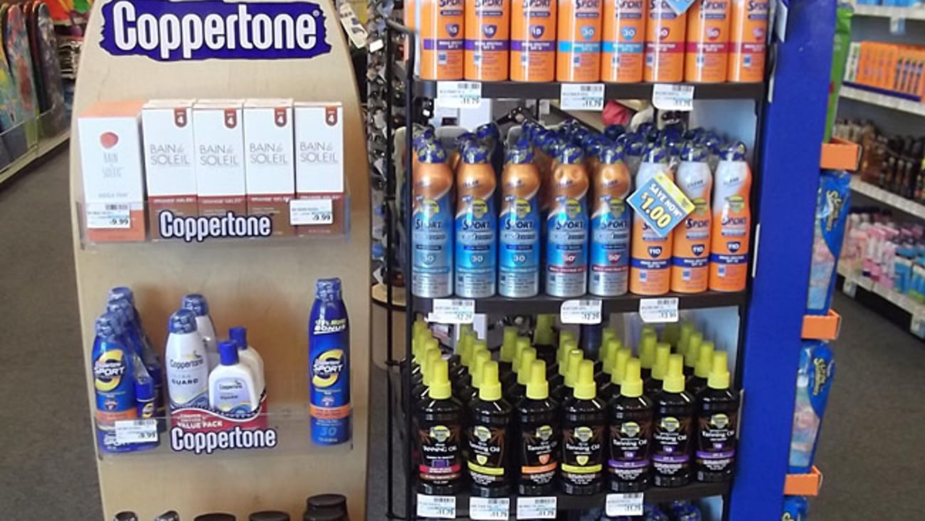 CVS Sunscreen Merchandising