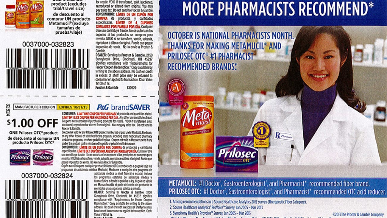 P&G 'National Pharmacists Month' FSI 