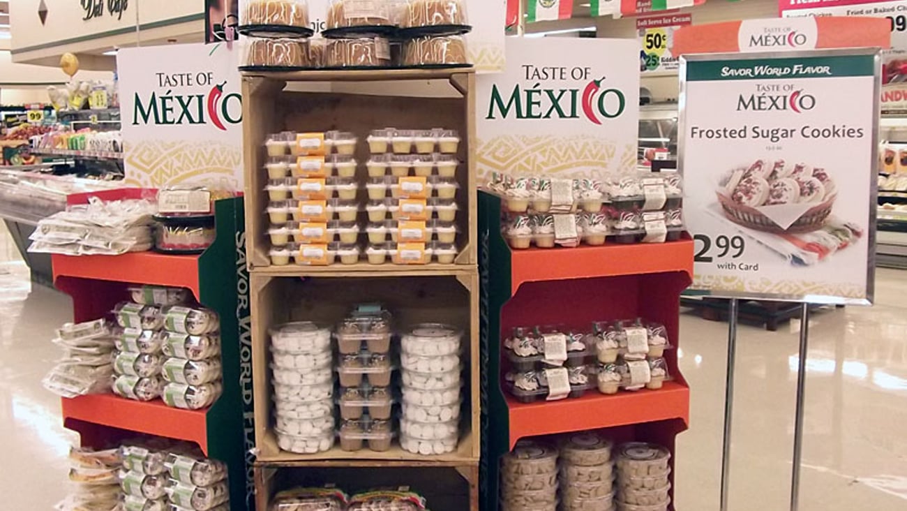 Kroger 'Taste of Mexico' Floorstands