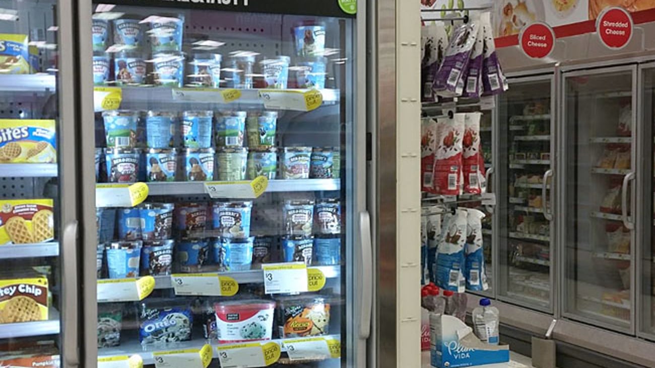 Target 'Made to Matter' Freezer Display