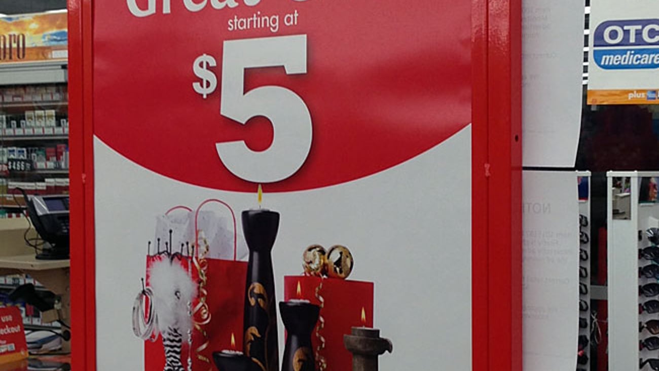 Family Dollar 'Great Gifts' Rack Header