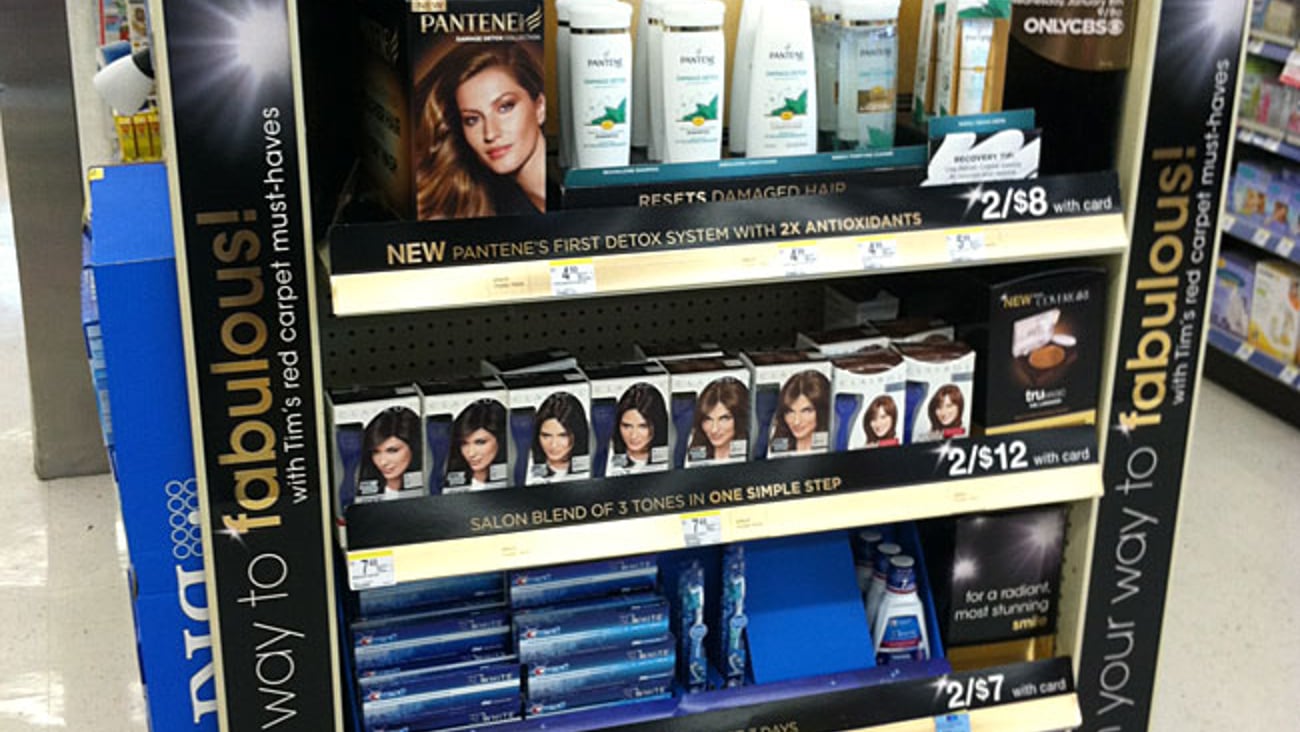 P&G Walgreens 'People's Choice Awards' Endcap