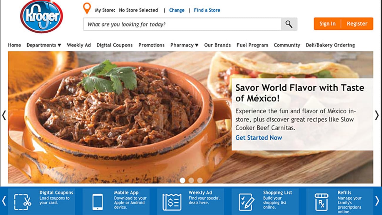 Kroger 'Taste of Mexico' Carousel Ad