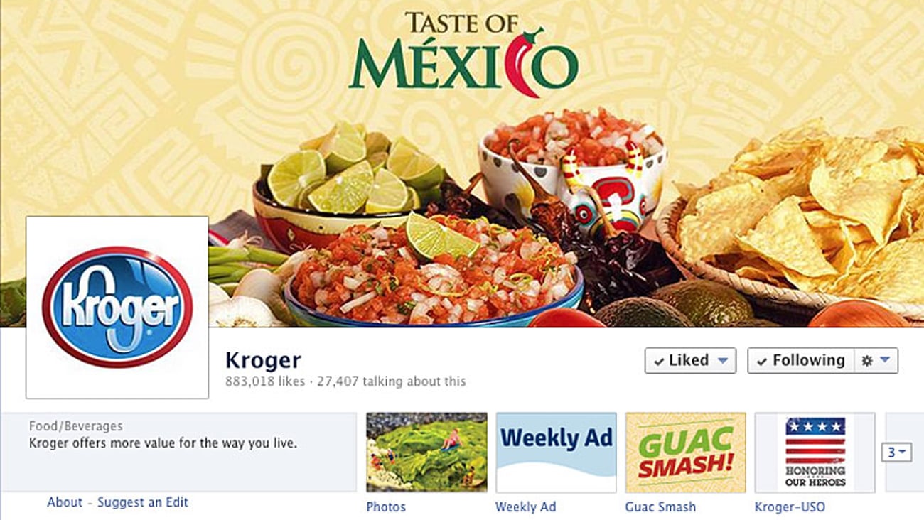 Kroger 'Taste of Mexico' Facebook Cover