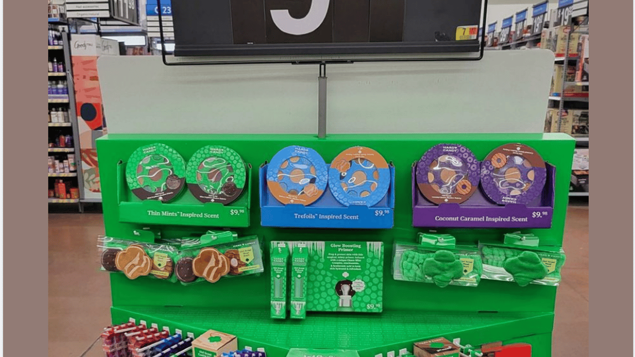 Walmart Hard Candy 'It's Girl Scout Cookie Season' Facebook Update