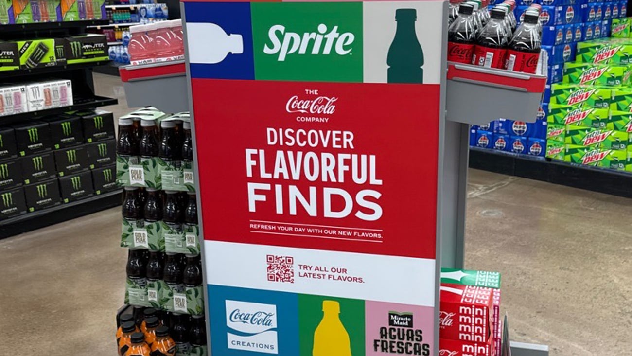 Coca Cola Aisle Display