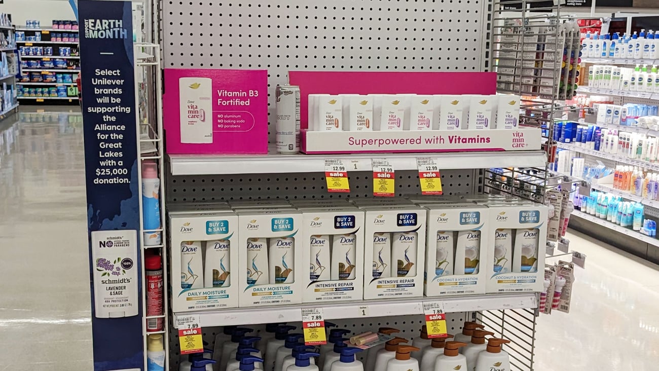 Meijer Unilever Earth Month Endcap