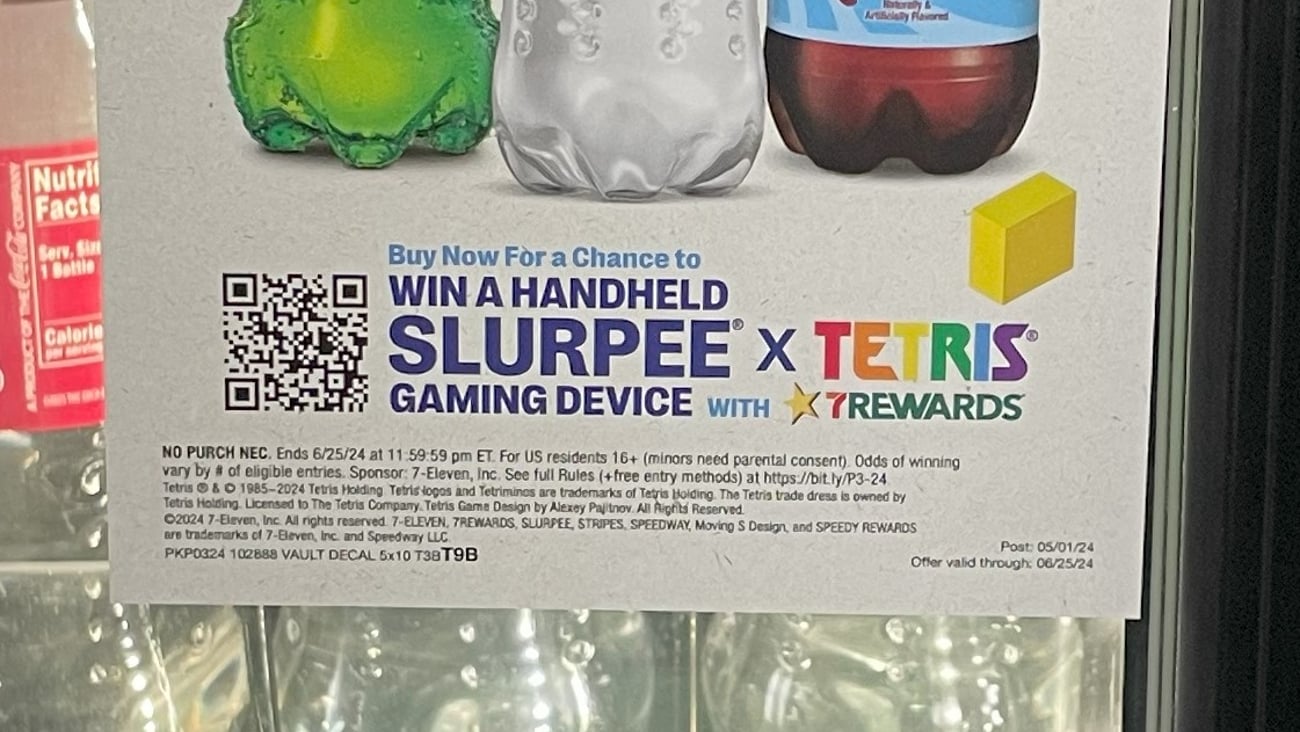 7-Eleven Tetris Cooler Clings