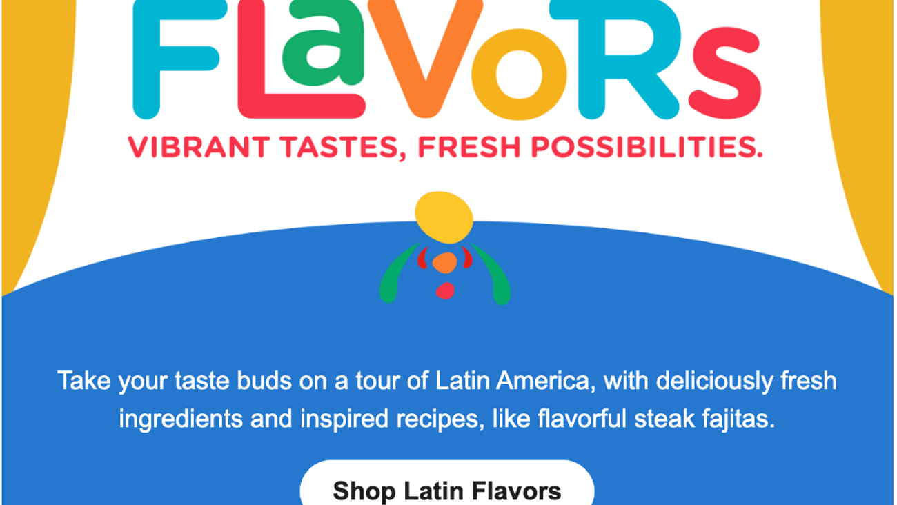 Kroger 'Latin Flavors' Email Ad