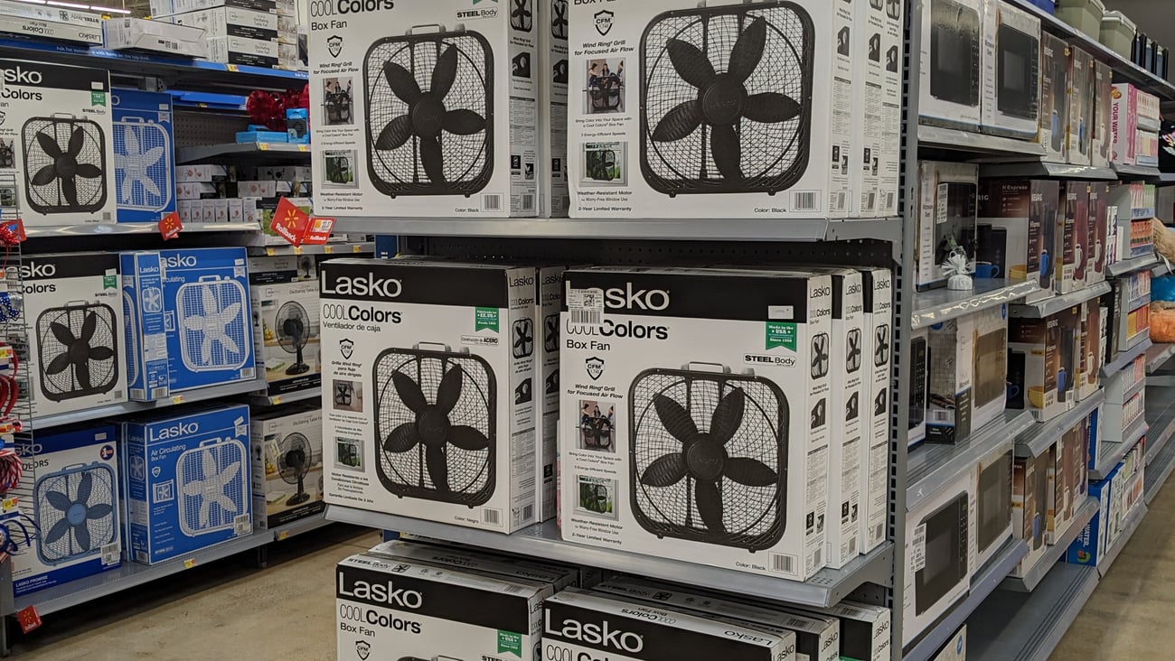 Walmart Lasko Rollback Endcap