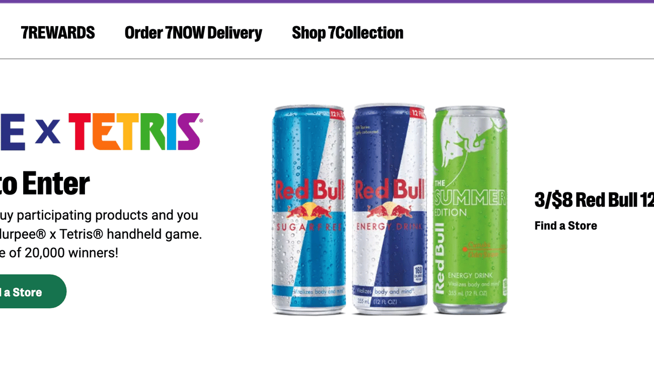 7-Eleven Slurpee x Tetris Banner Ad