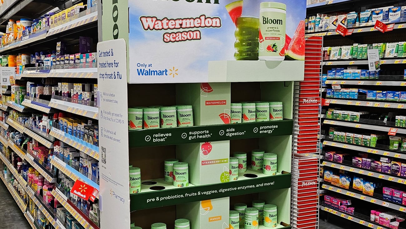 Walmart Bloom Endcap