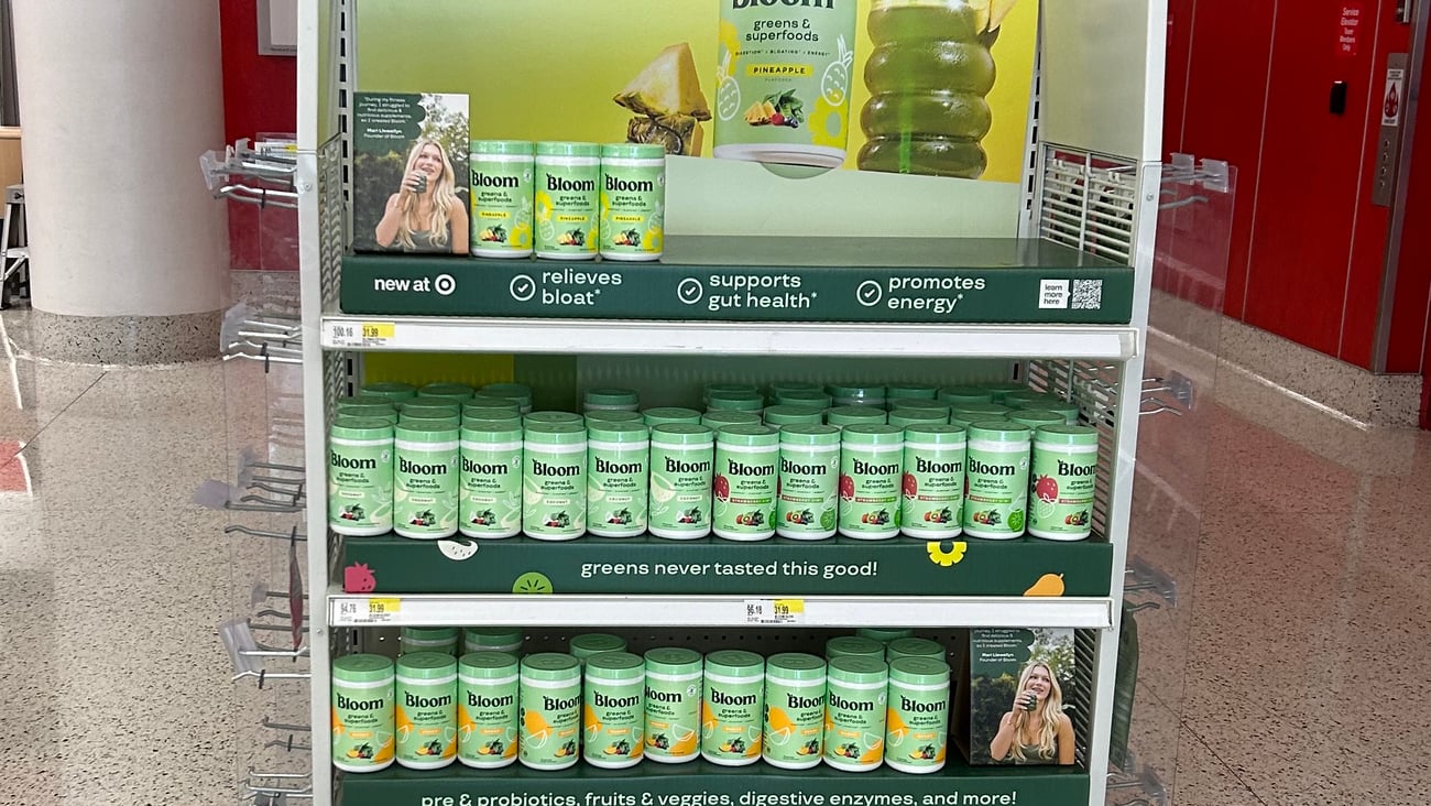 Target Bloom 'Gut Health with a Tropical Twist' Endcap