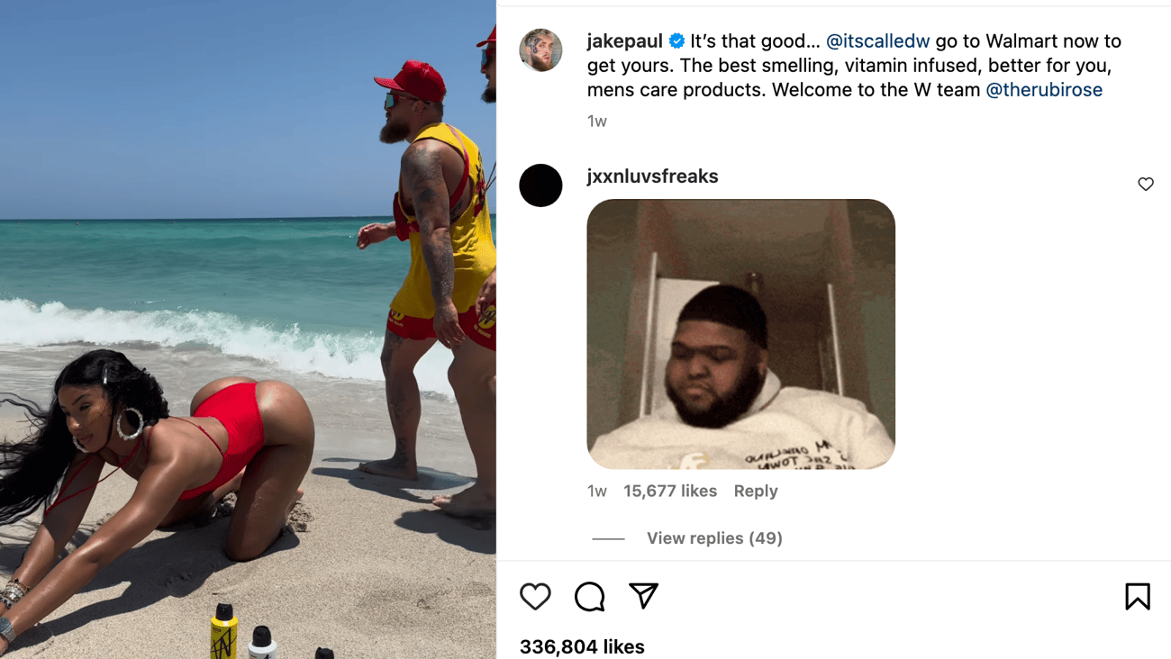 W Walmart 'It's That Good' Instagram Update