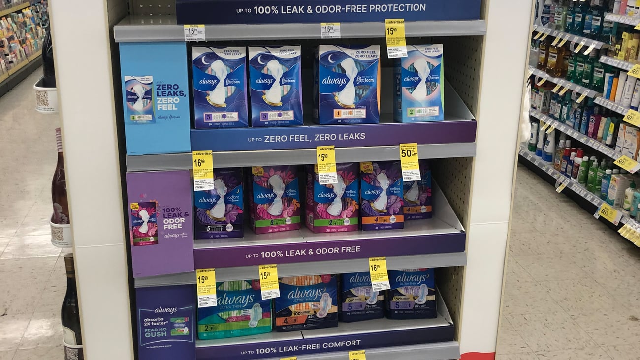 Walgreens endcap