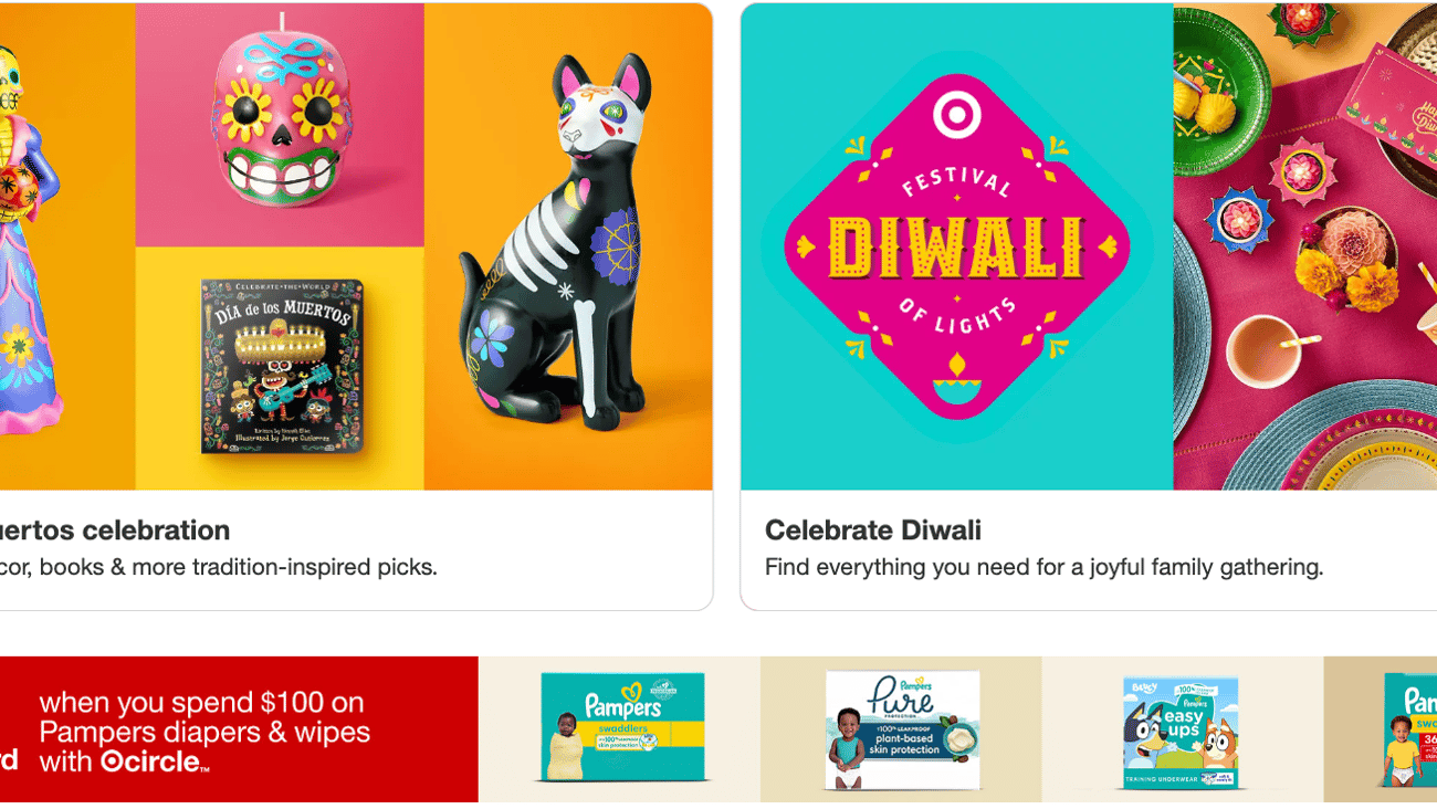 Target 'Dia de Muertos Celebration' Display Ad