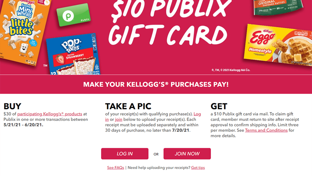 Kellogg Publix 'Let's Breakfast Together' Microsite