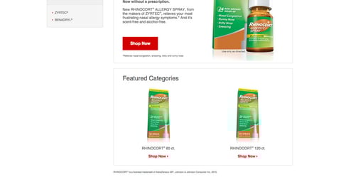 CVS Rhinocort Brand Shop