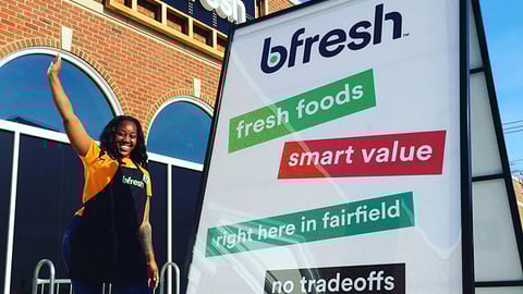 bfresh 'Fresh Foods' A-Board