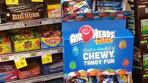 Air Heads 'Chewy Tangy Fun' Floorstand