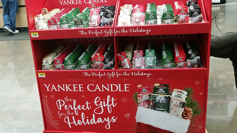 Yankee Candle Walmart Holiday Half-Pallet Display